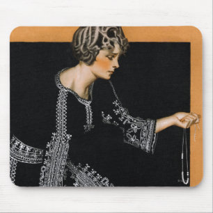 Defekte Perlen-Halskette Mousepad