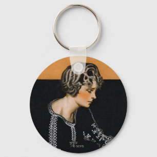 Defekte Perlen-Halskette Schlüsselanhänger