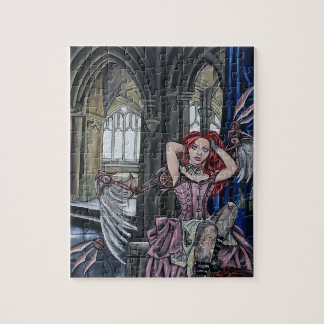 defekte steampunk Feekunst Puzzle (Vertikal)