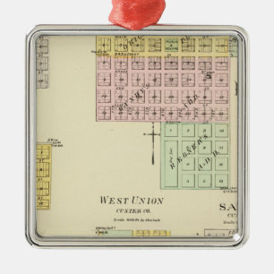 Defekter Bogen, Nebraska Ornament Aus Metall