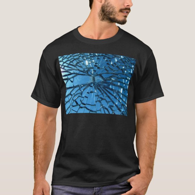 Defekter Glasentwurf T-Shirt (Vorderseite)