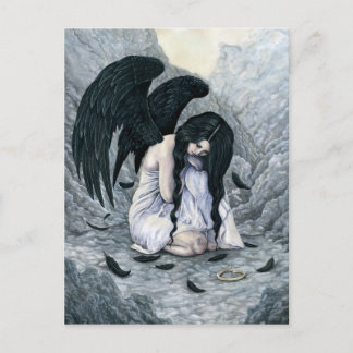 Defekter Halo gefallene Engels-Postkarte Postkarte