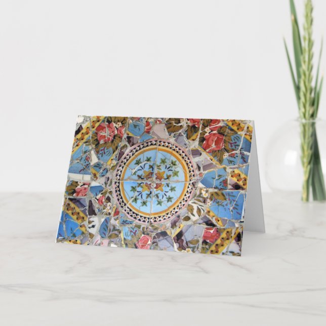 Defektes Fliesen-Mosaik Karte (Vorderseite)