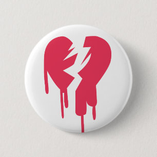 Defektes Herz Button