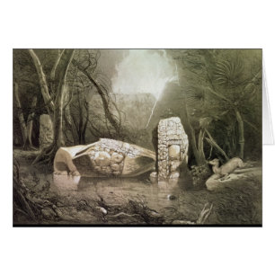 Defektes Mayaidol bei Copan, Guatemala