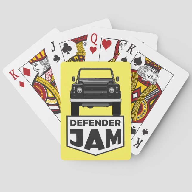 DEFENDER JAM SPIELKARTEN (Rückseite)