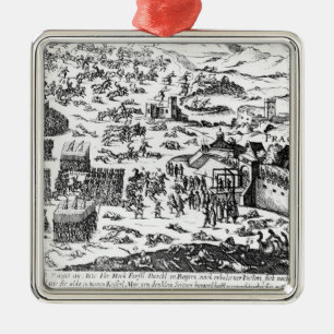 Defenestration von Prag, 1618 Ornament Aus Metall
