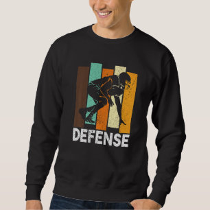 Defense Football Sports for Players Coaches Fans Sweatshirt