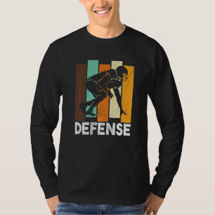 Defense Football Sports for Players Coaches Fans T-Shirt