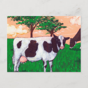 Defiant Dairy Cow Postkarte