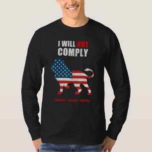 Defiant Patriot Konservative Medizin Freiheit 2 T-Shirt