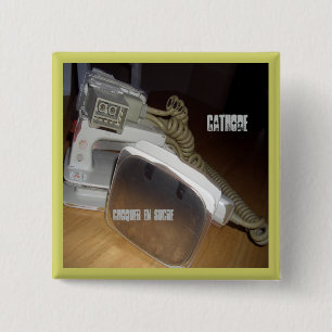 Defib quadratischer Knopf Button