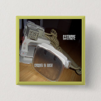 Defib quadratischer Knopf Button