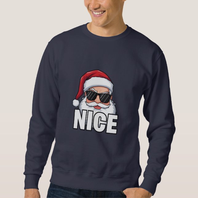Define Nice Santa Christmas Sweatshirt (Vorderseite)