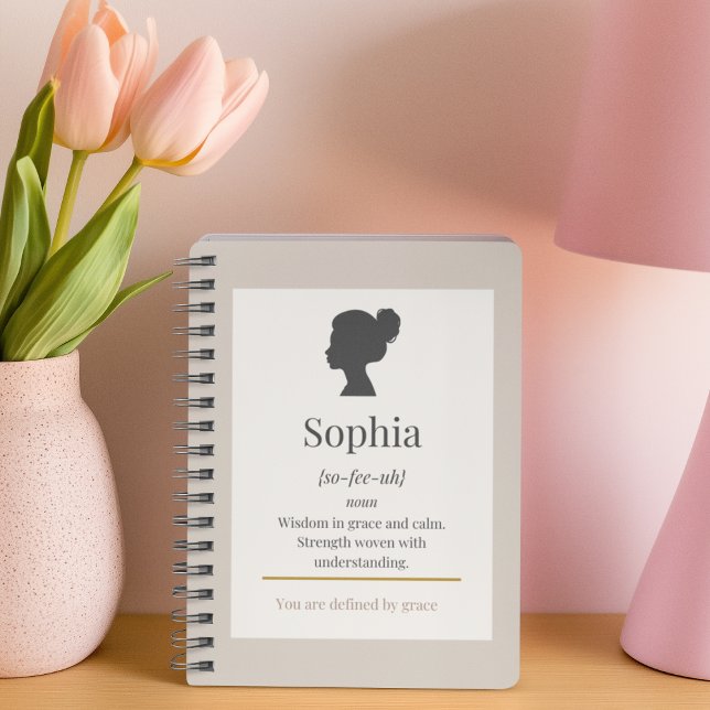 Defined by Name Spiral Notebook Notizbuch (A meaningful space for notes shaped by identity, intention, and your inner voice.)