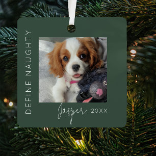 Definiere Unartig 5 Foto-Collage Ornament Aus Metall