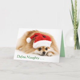 Definieren einer schmutzigen Weihnachtskarte Feiertagskarte