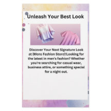 Definieren Sie Ihren Stil mit diesem Flyer neu