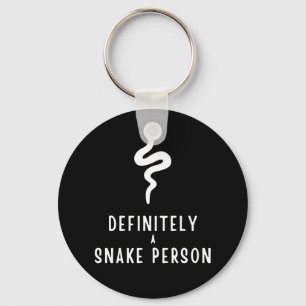 Definitely a Snake Person, Snake Lover Funny Gift Schlüsselanhänger