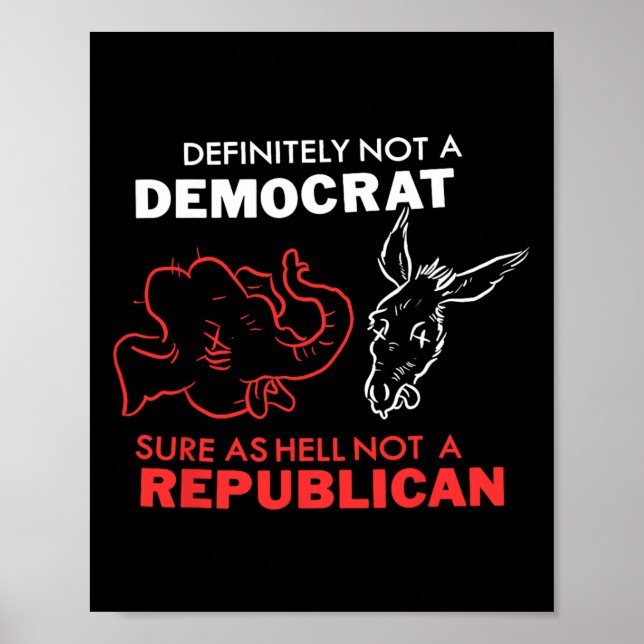 Definitely Not A Democrat Sure As Hell Not A Repub Poster (Vorne)