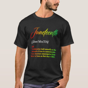 Definition 1865 Freiheit Afrikas T-Shirt