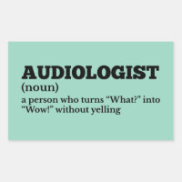 Definition-Aufkleber für Witty Audiologe