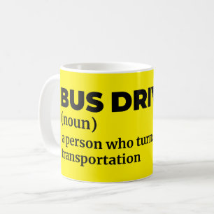 Definition beruflicher Busbetreiber Kaffeetasse