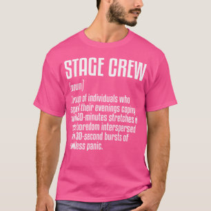 Definition der Crew der Bühne T-Shirt