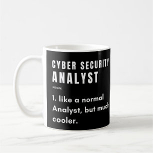 Definition der Cybersicherheit Kaffeetasse