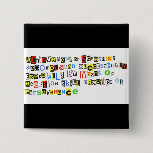 Definition der Leistung Button