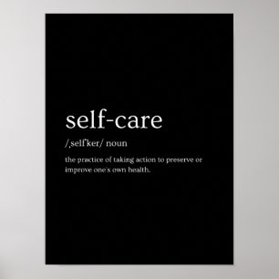 Definition der Selbstversorgung Poster