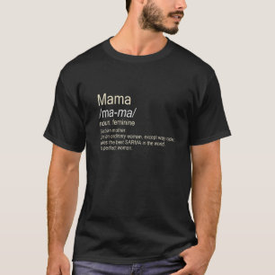 Definition der serbischen Mama-Mama T-Shirt