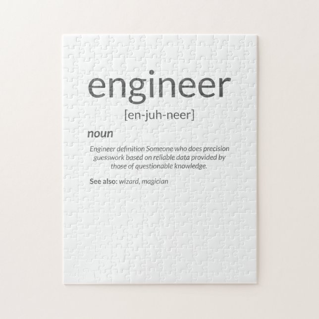 Definition der Uni eines Gift Engineers Puzzle (Vertikal)