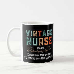 Definition der Vintagen Krankenversicherung Kaffeetasse
