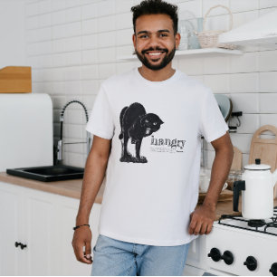 Definition der Vintagen, wütenden, lustigen Katze T-Shirt