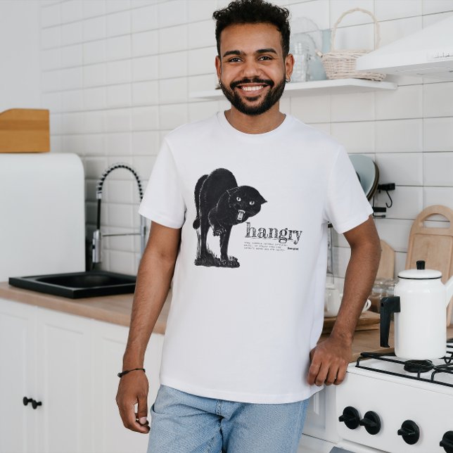 Definition der Vintagen, wütenden, lustigen Katze T-Shirt (Von Creator hochgeladen)