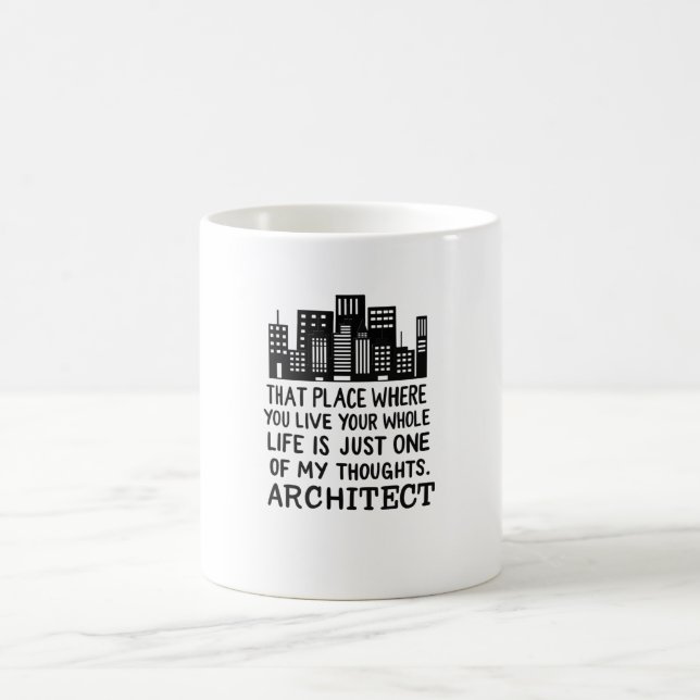 Definition des Architekten Kaffeetasse (Mittel)
