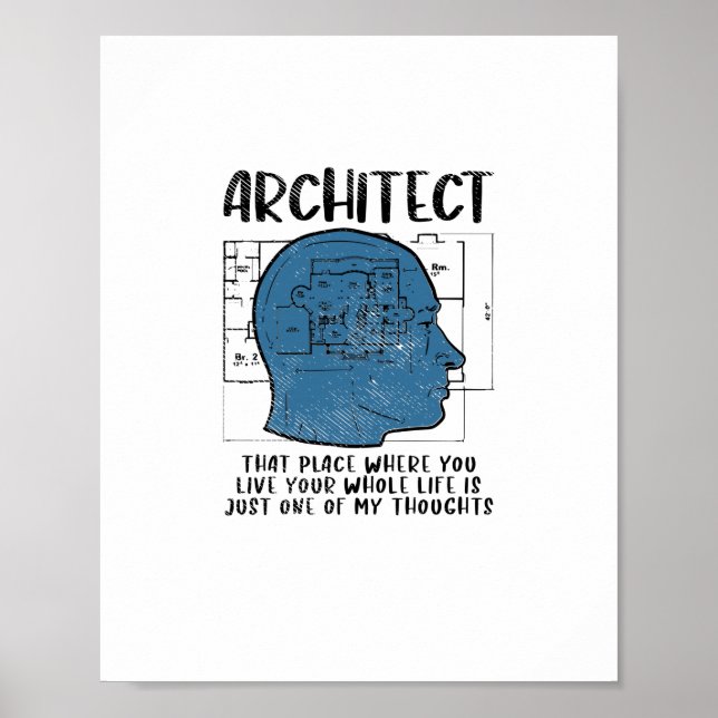 Definition des Architekten Poster (Vorne)