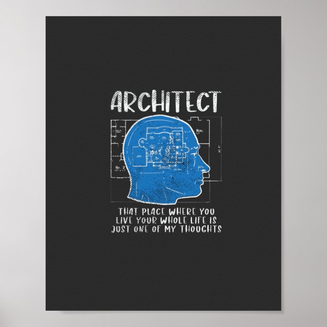Definition des Architekten Poster (Vorne)