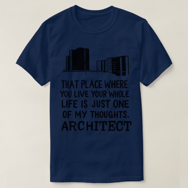 Definition des Architekten T-Shirt (Design vorne)