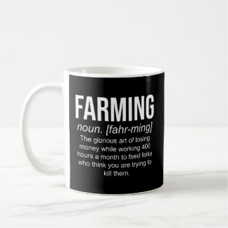 Definition des Bauern "Landwirtschaft und Spaß" Kaffeetasse