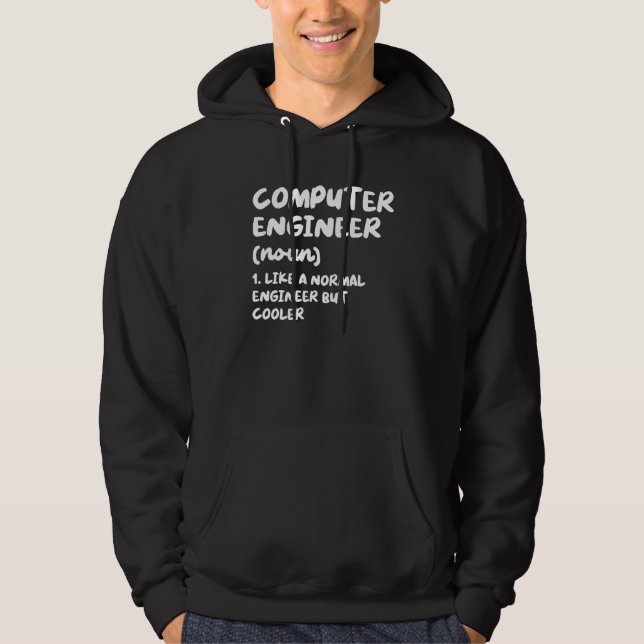 Definition des Begriffs "Funny Engineering" Hoodie (Vorderseite)