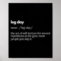 Definition des Begriffs "Leg Day" bedeutet, dass d