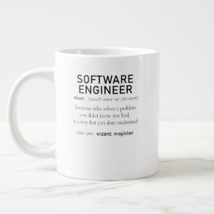 Definition des Begriffs "Software Engineer" Jumbo-Tasse