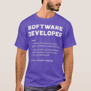 Definition des Begriffs "Software-Entwickler" T-Shirt