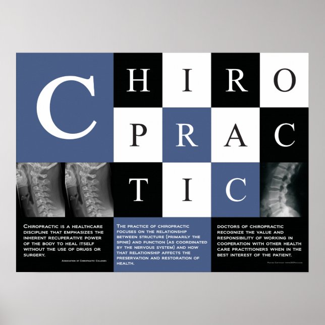 Definition des Chiropraktischen Posters Poster (Vorne)