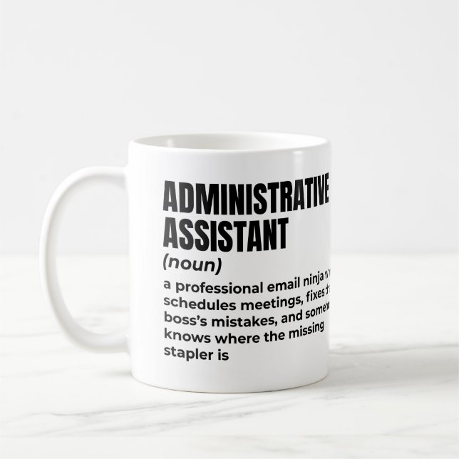 Definition des coolen Verwaltungsassistenten Kaffeetasse (Links)
