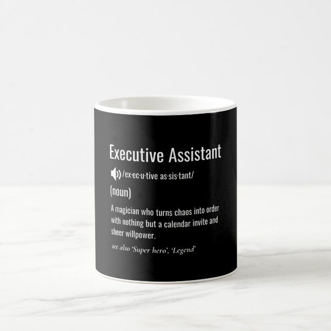 Definition des Executive Assistants Kaffeetasse (Mittel)