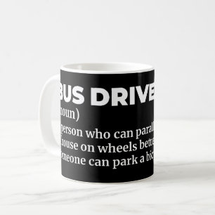 Definition des Funny Bus-Treibers Kaffeetasse