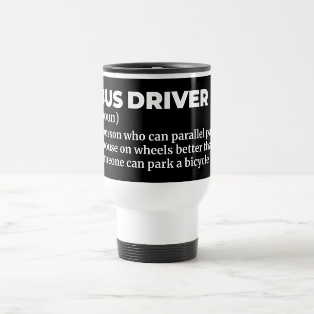 Definition des Funny Bus-Treibers Reisebecher (Mittel)